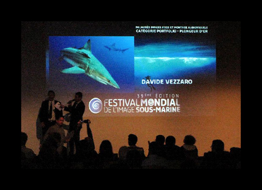 Blog2 Festival Davide Vezzaro foto premiazione Festival Mondial de limage sous marine de Marseille 2012